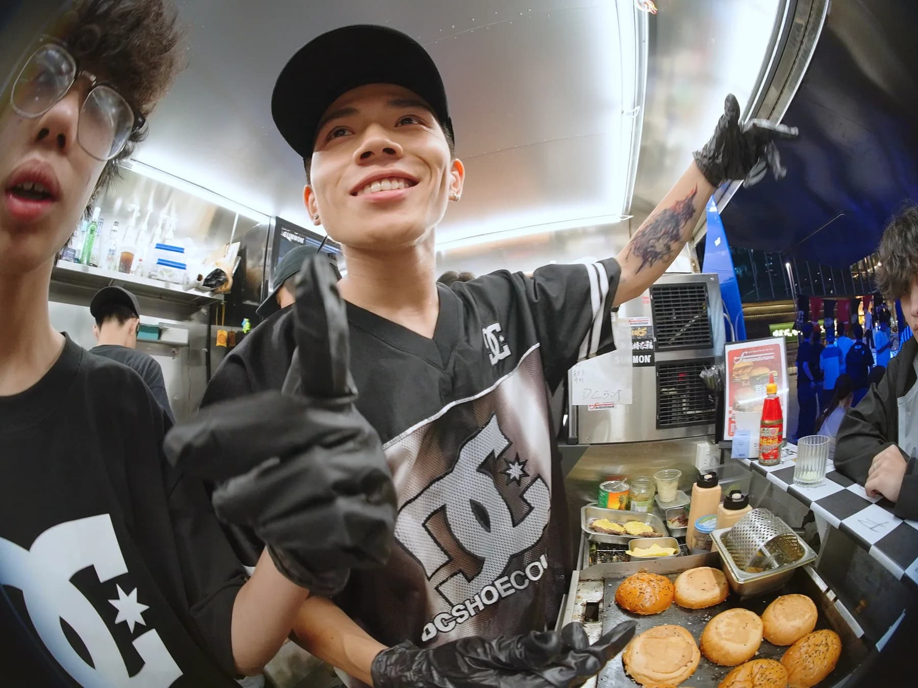 Food-truck service during the DC event